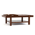 Table basse plateau cuivre