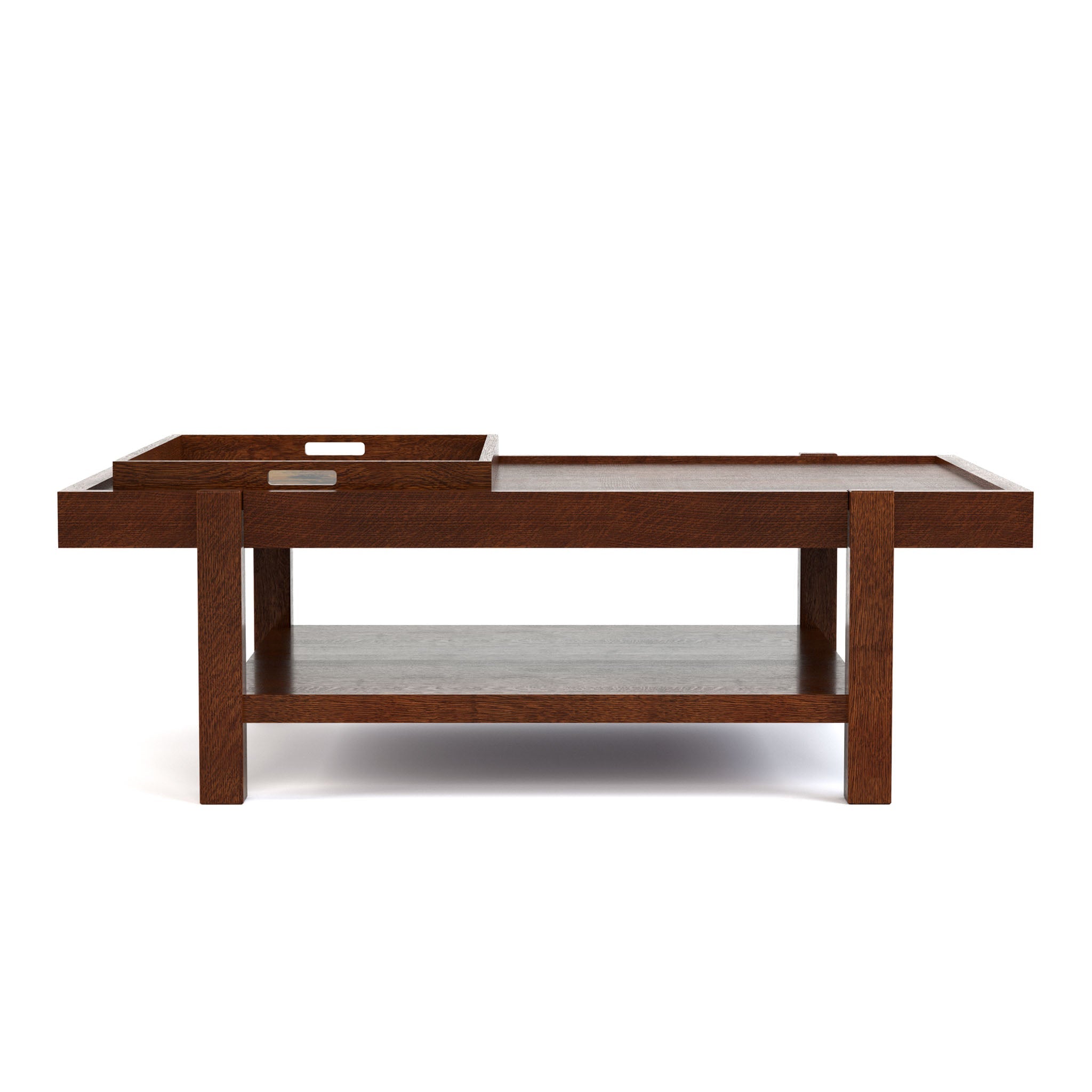 Table basse plateau cuivre