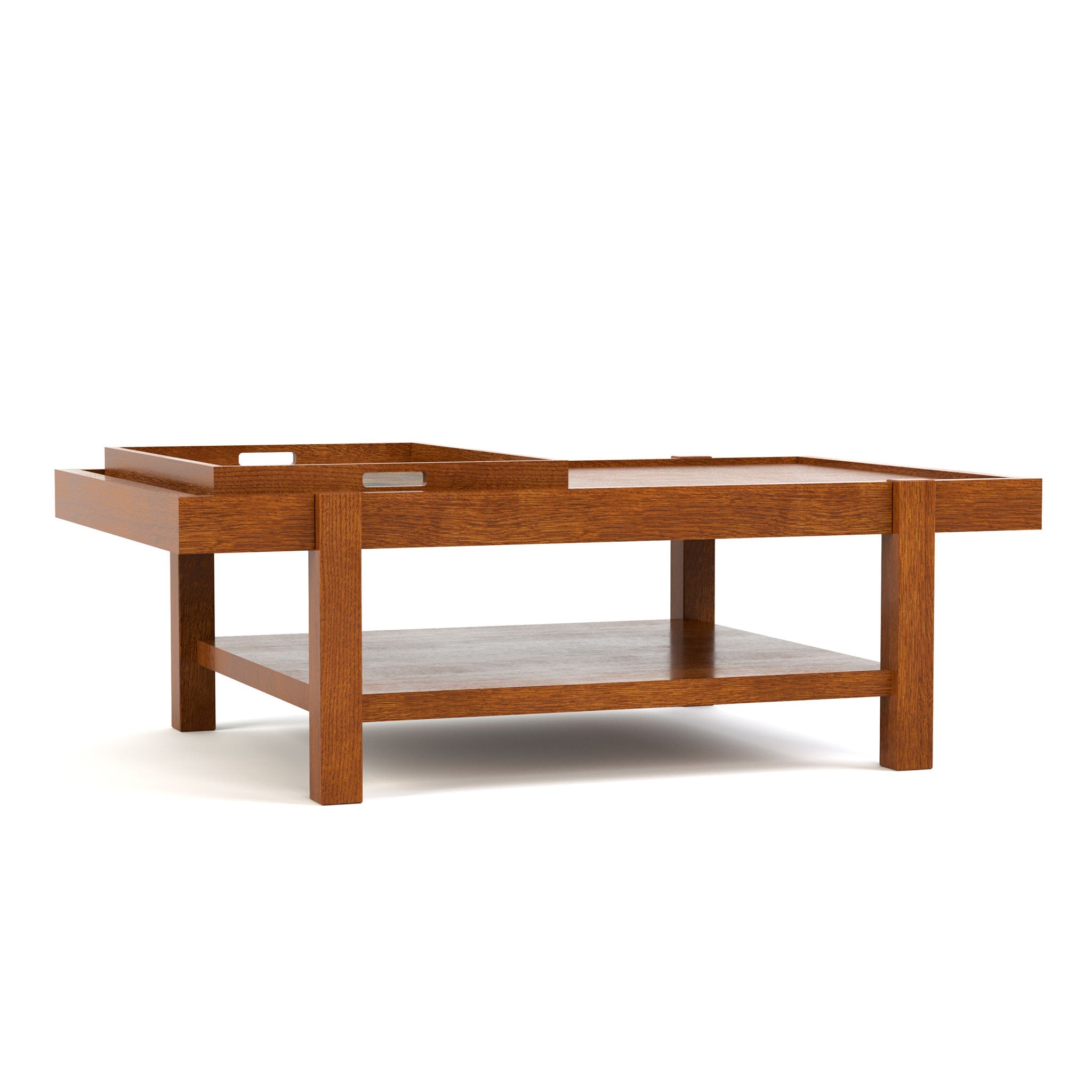 Table basse plateau cuivre