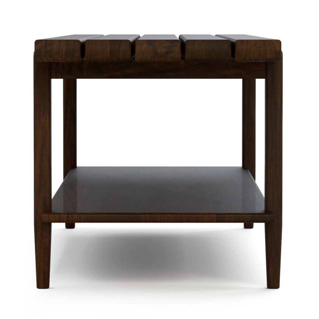 Banc à lattes