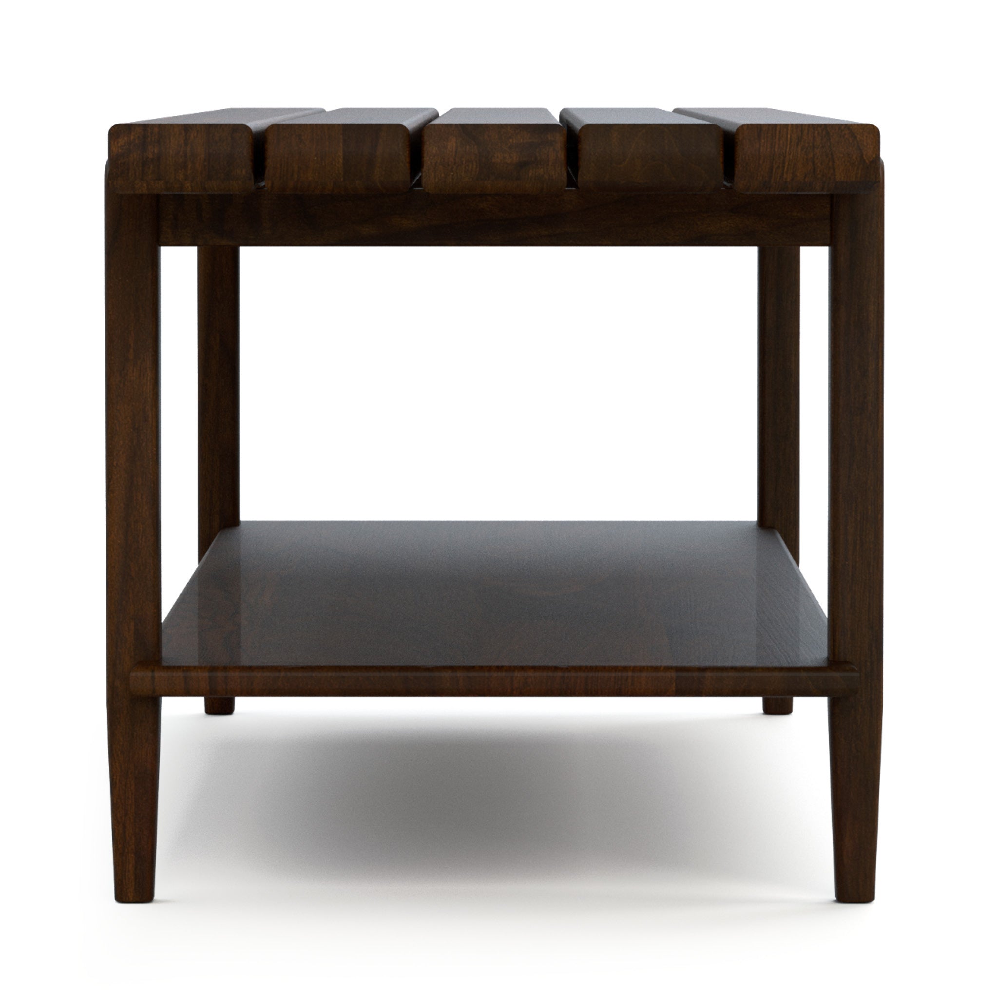 Banc à lattes