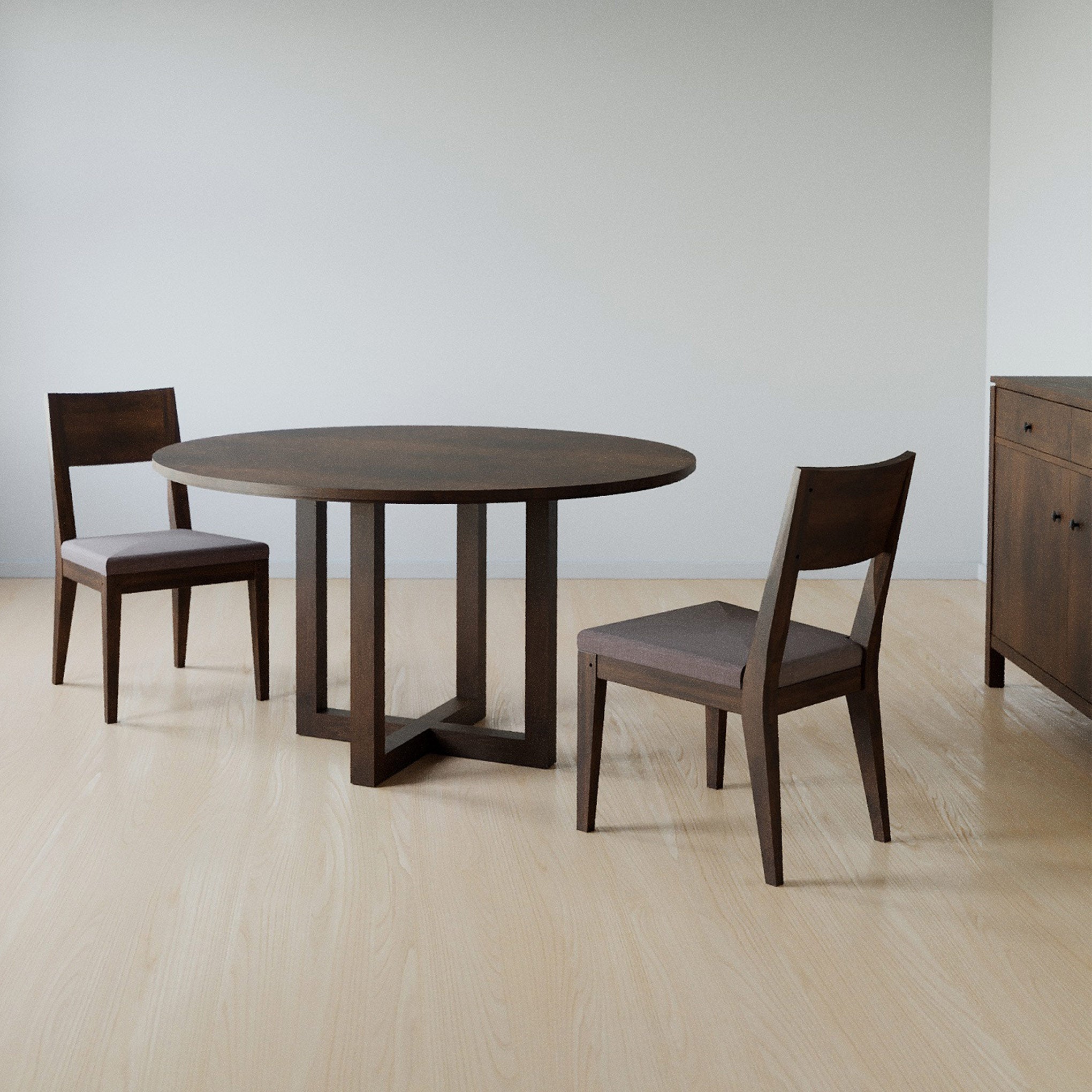 Table à manger ronde de 42 pouces