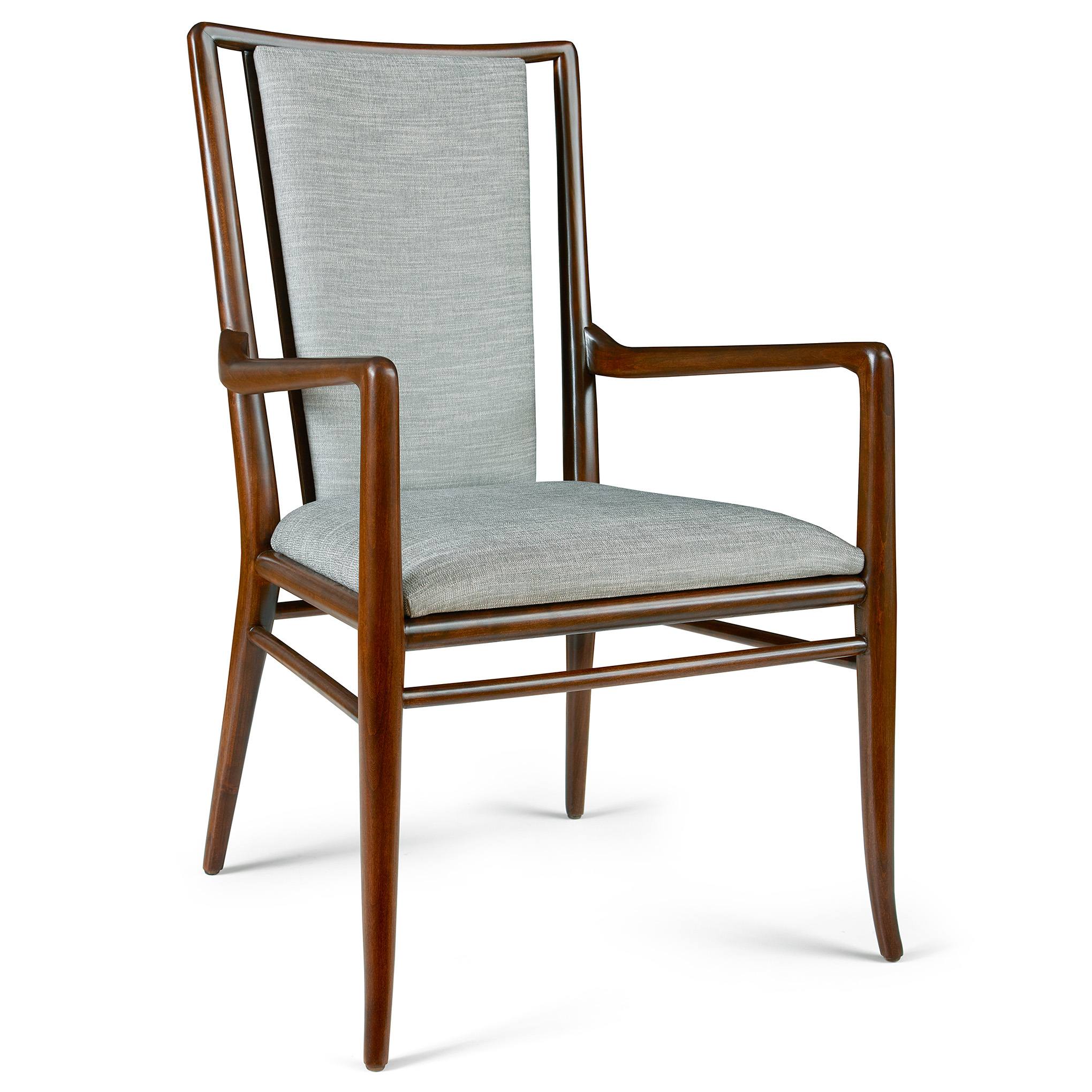 Fauteuil rembourré à accoudoirs
