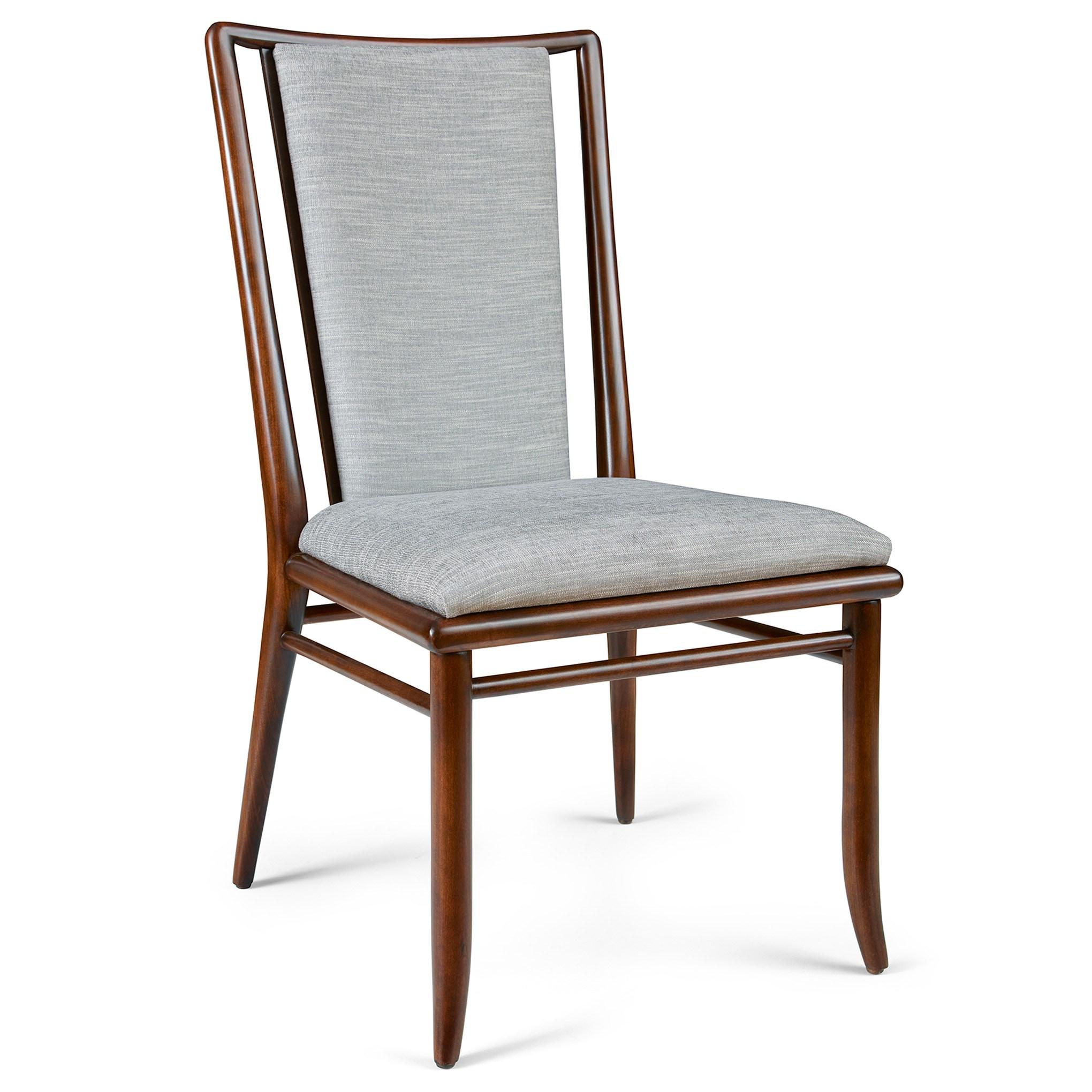 Chaise d'appoint à dossier tapissé