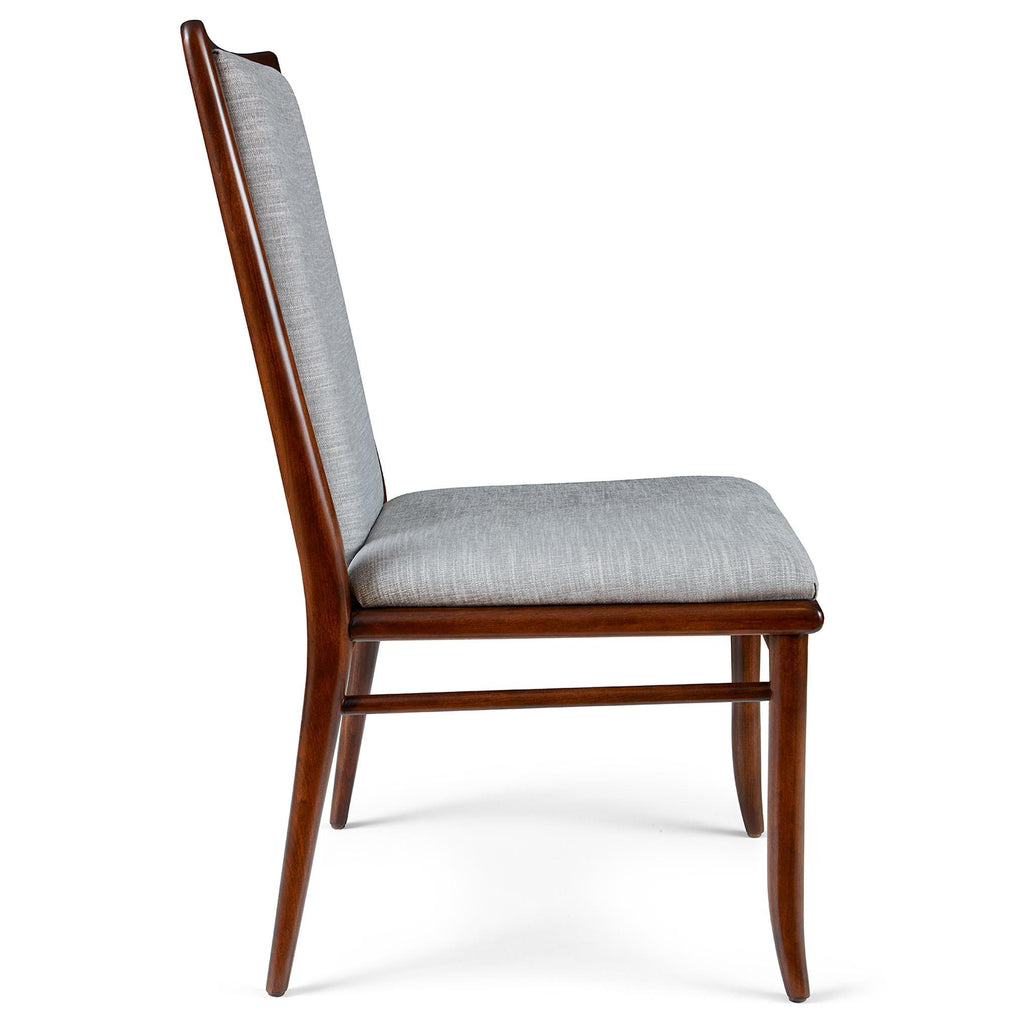Chaise d'appoint à dossier tapissé
