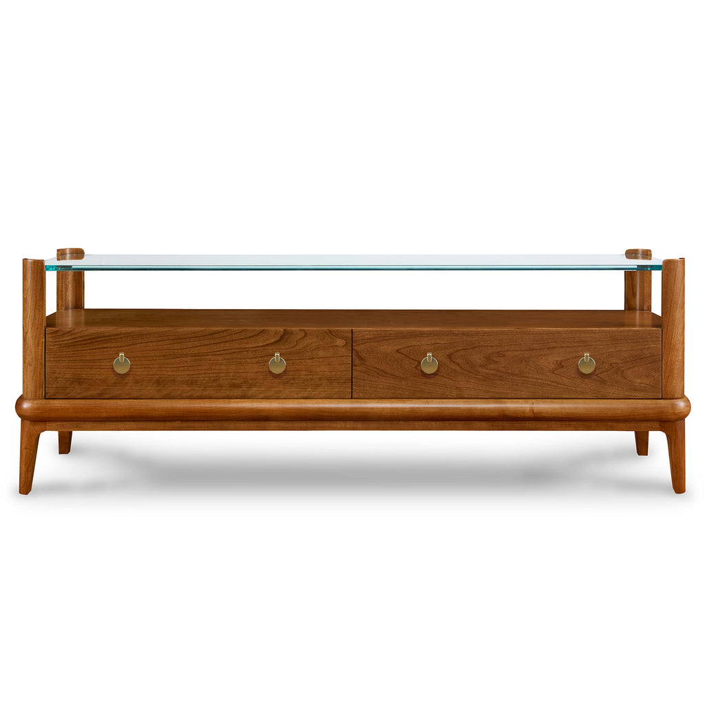 Table basse à plateau en verre