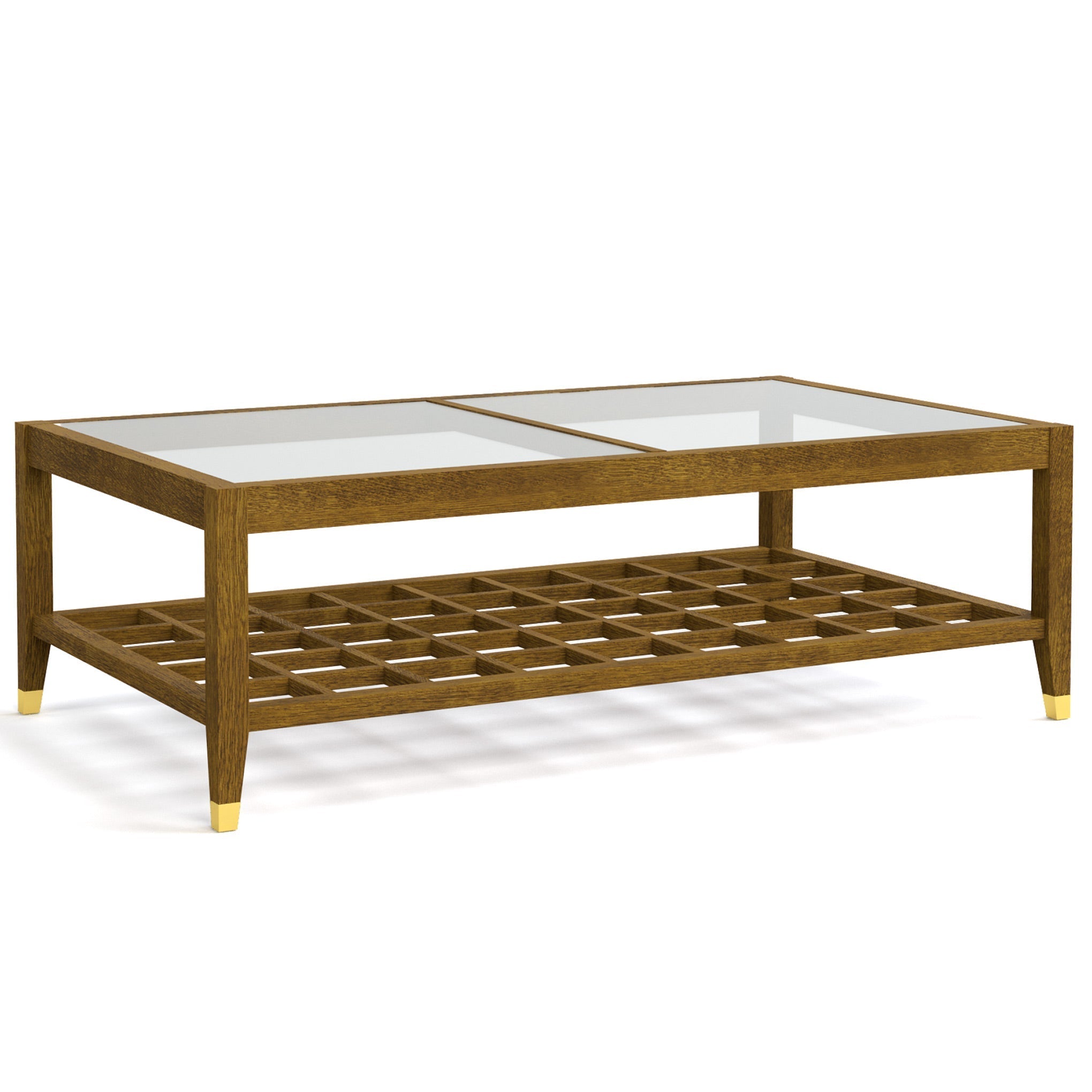 Table basse à plateau en verre