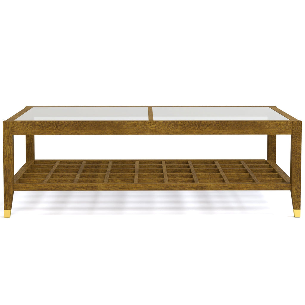 Table basse à plateau en verre