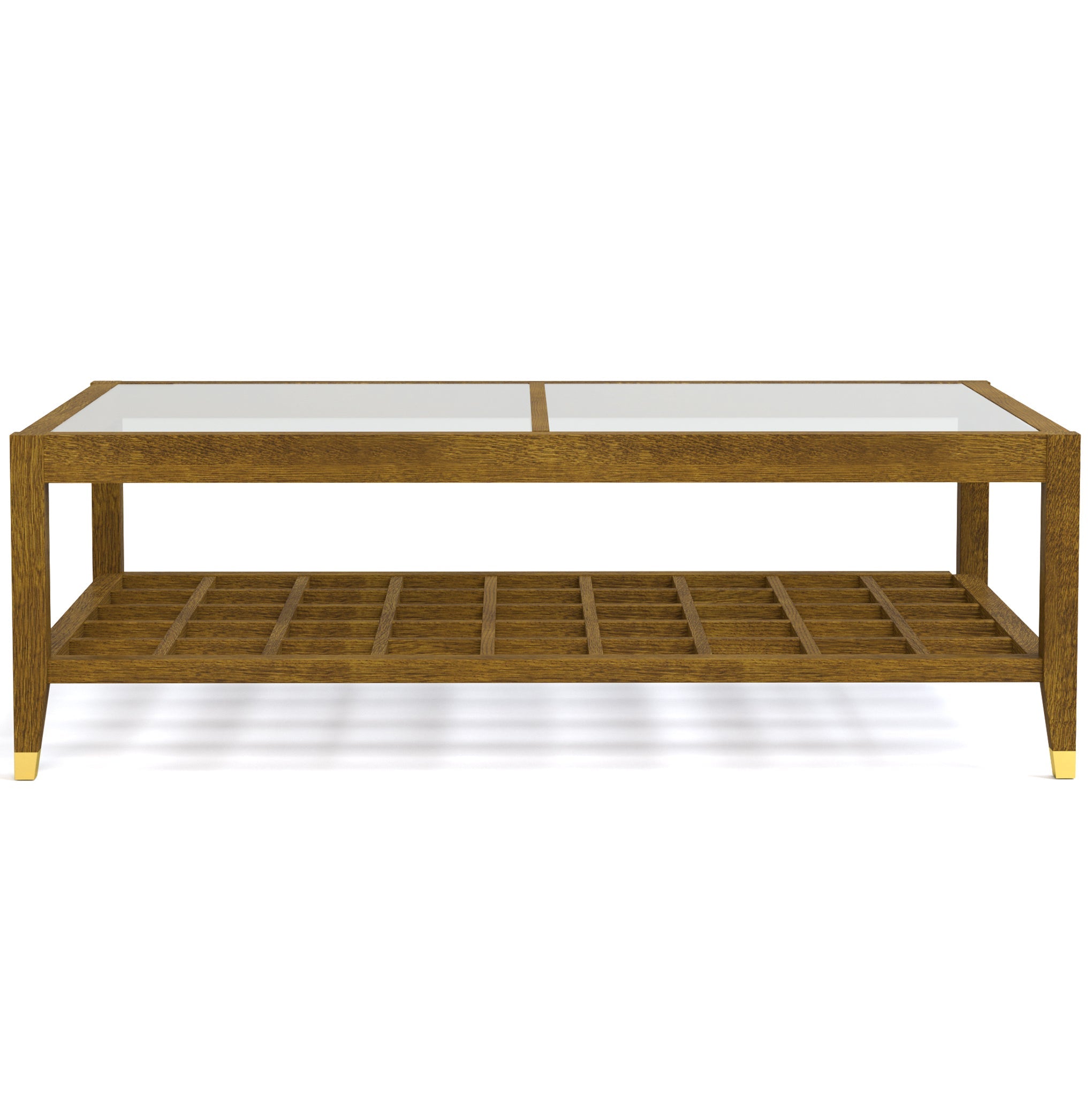 Table basse à plateau en verre