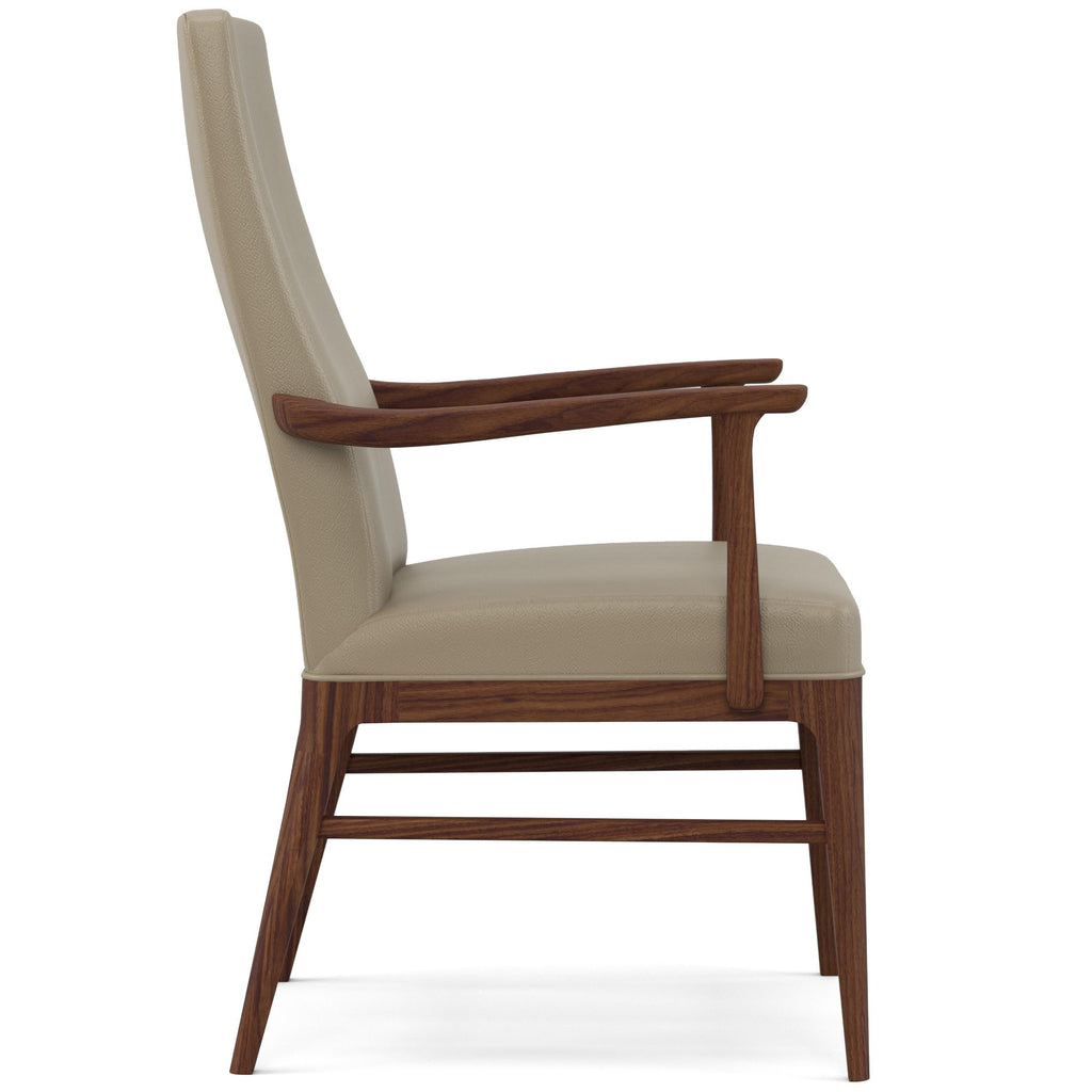 Fauteuil rembourré à haut dossier