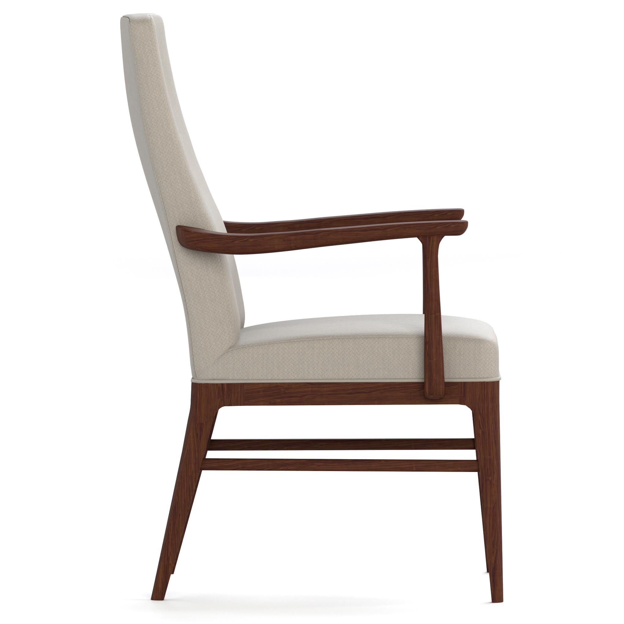 Fauteuil rembourré à haut dossier