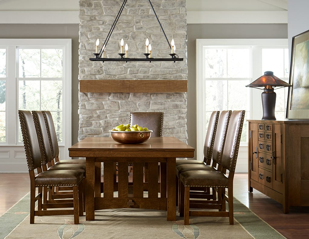 Grande table tréteaux