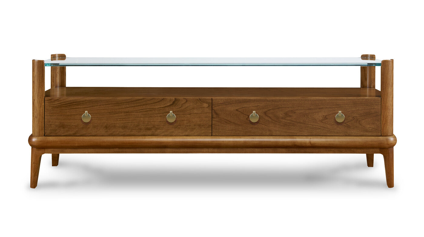Table basse à plateau en verre