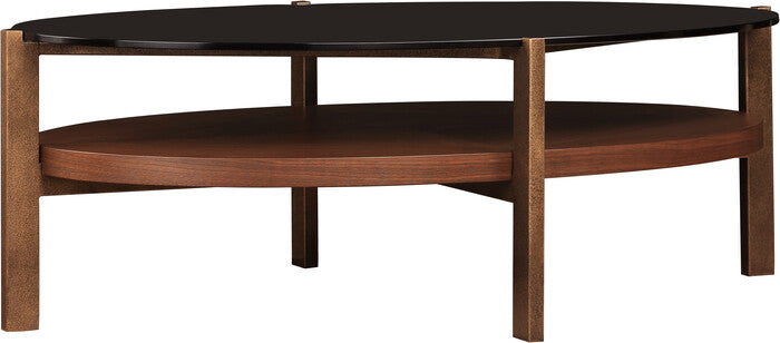 Table basse ovale
