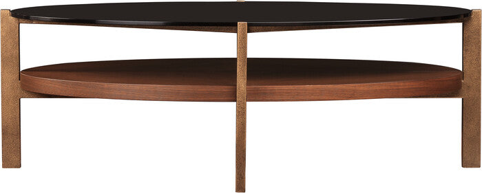 Table basse ovale