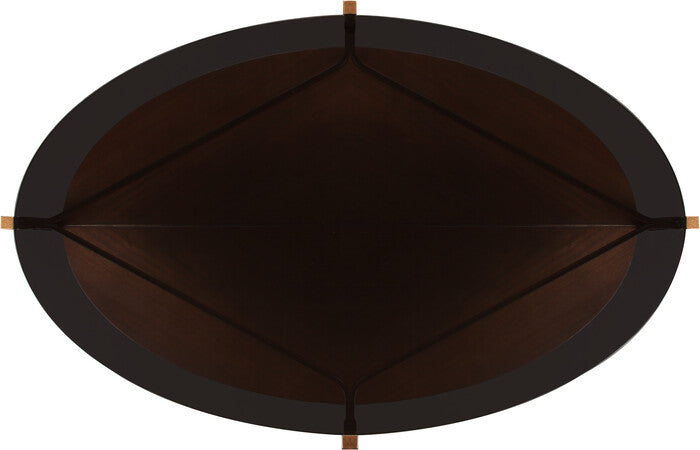 Table basse ovale
