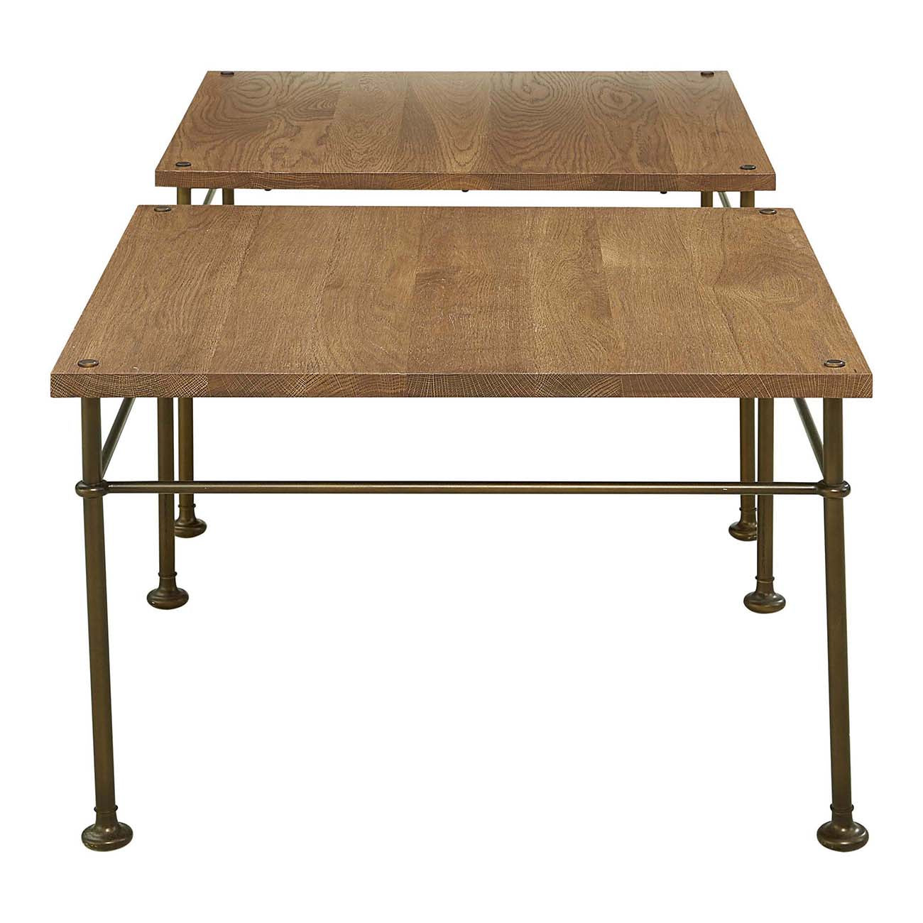 Table cocktail gigogne en métal