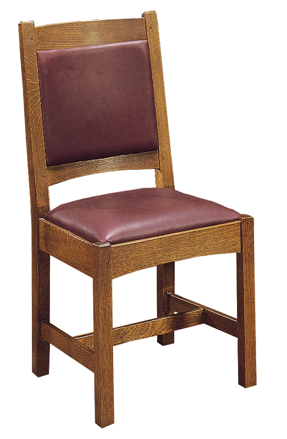Chaise d'appoint à dossier tapissé