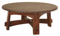 Table basse commémorative en cuir