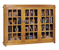 Vitrine triple porte verre