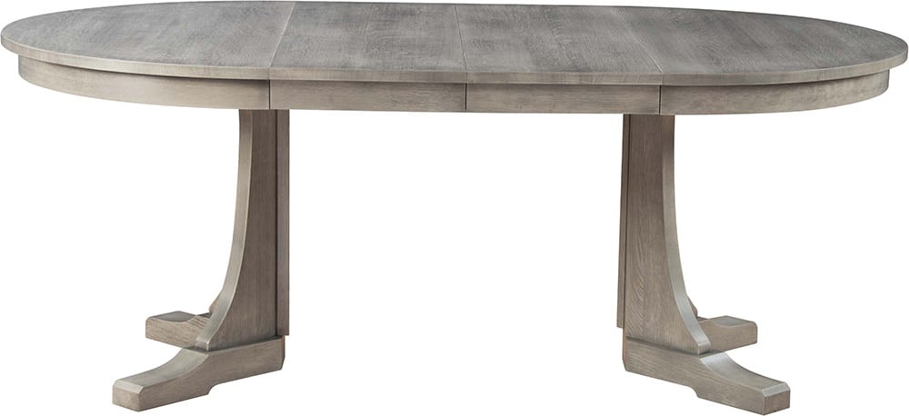 Table à manger ronde à pied central
