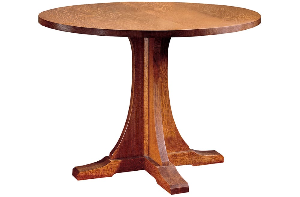 Table à pied central ronde, non